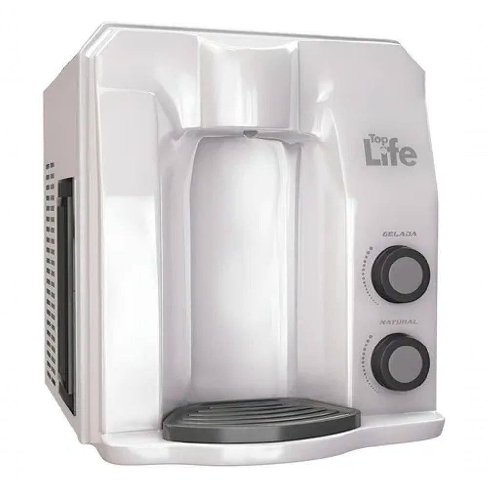 Filtro Super Água Alcalina Ionizada Gelada Flex He Top Life Branco 110V