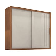 Guarda Roupas Casal Ripado 2 Portas de Correr 4 Gavetas Vitta