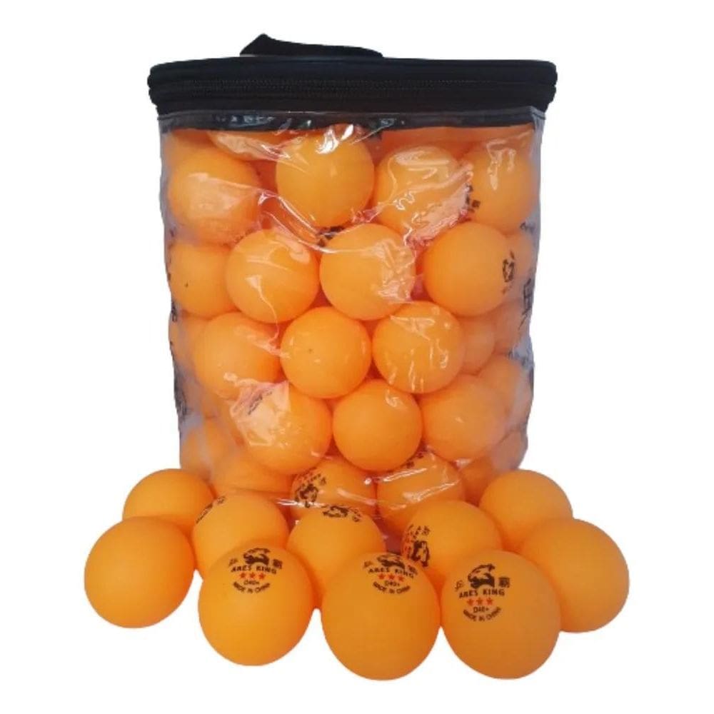 Bolas Ping Pong 3 Estrelas Abs 100 Un Laranja