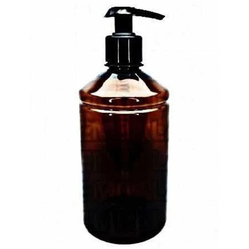 Frasco 1 Litro Ambar Com Valvula Pump