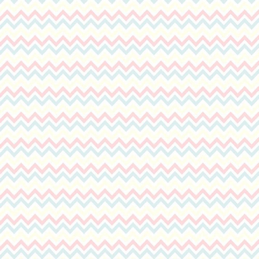 Papel Parede Chevron Colorido Adesivo Quarto