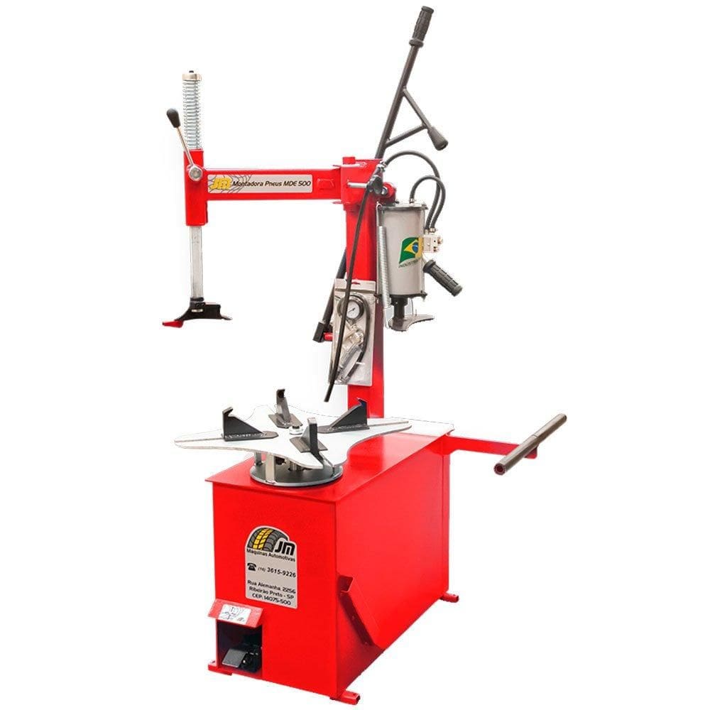 Montadora e Desmontadora de Pneus MDE-500 Trifásico  Vermelh