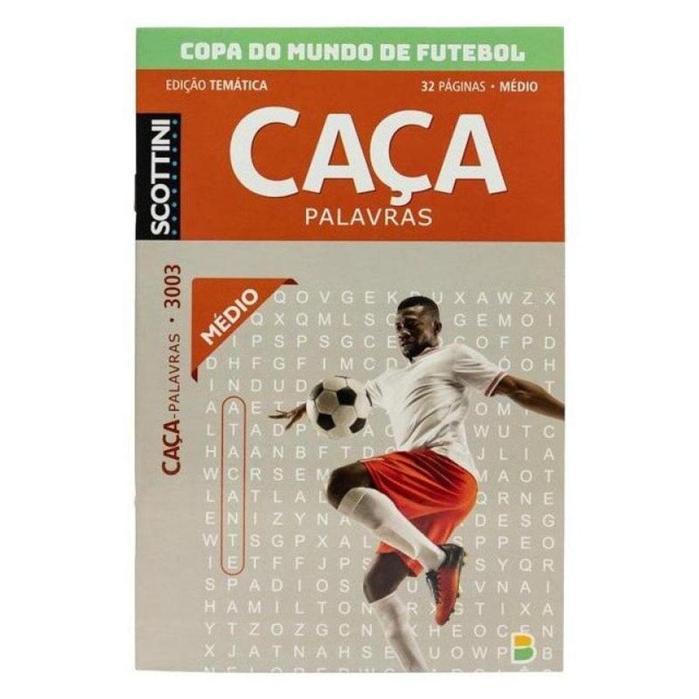 Scottini Temático Caça-Palavras Copa Do Mundo Médio (32P) N.3003