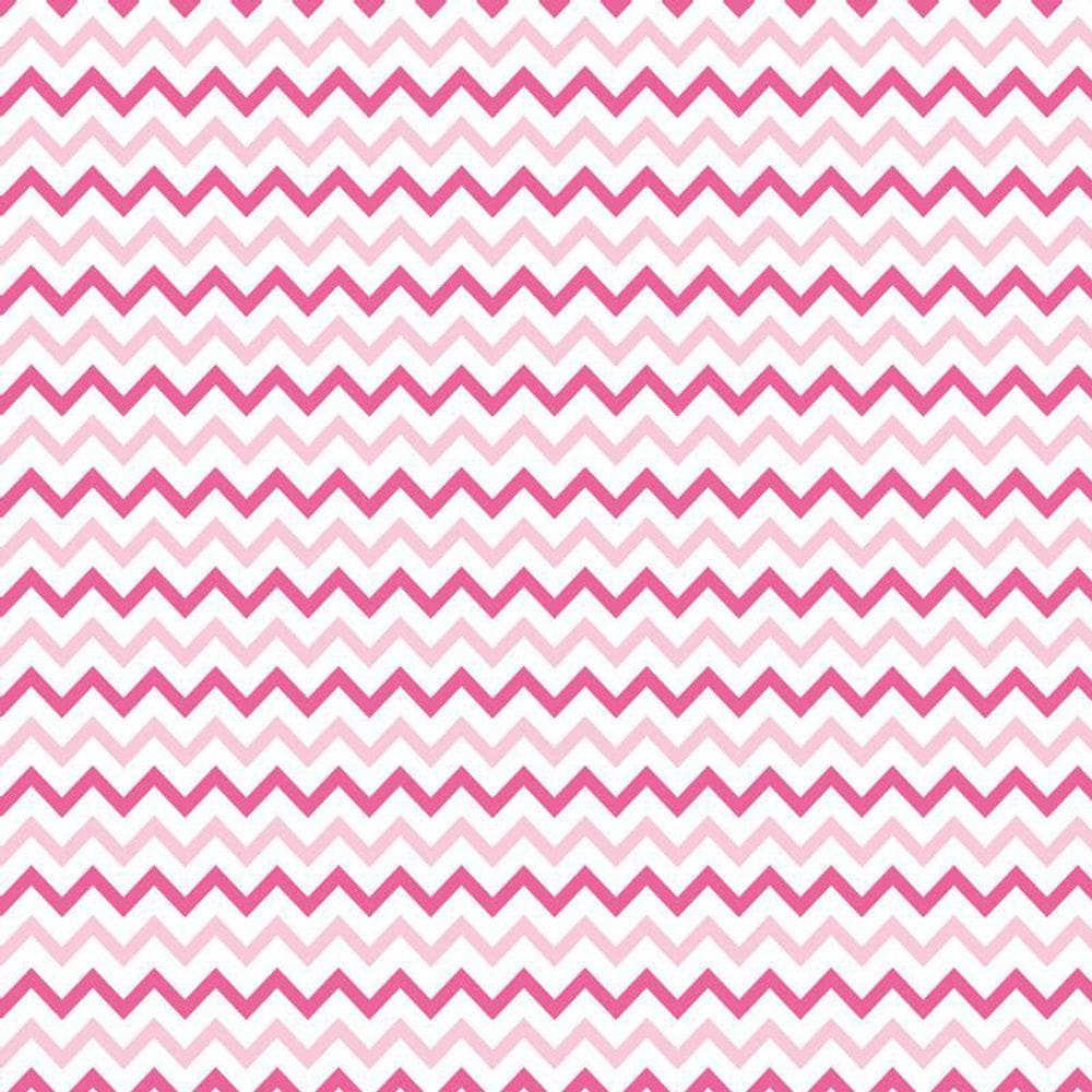 Papel De Parede Vermelho Rosa Branco Chevron Adesivo Sala