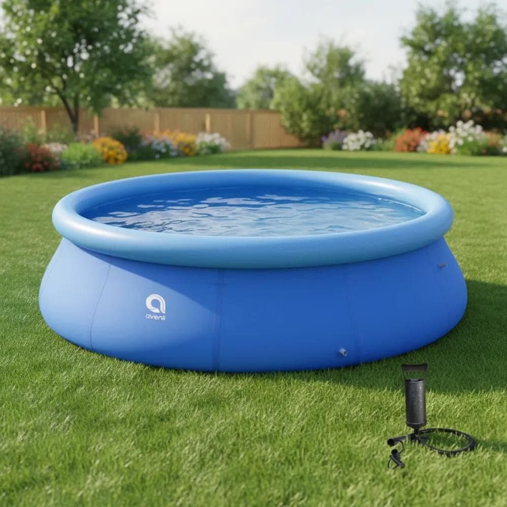Piscina Inflável Redonda 2490L Jilong Com Bomba