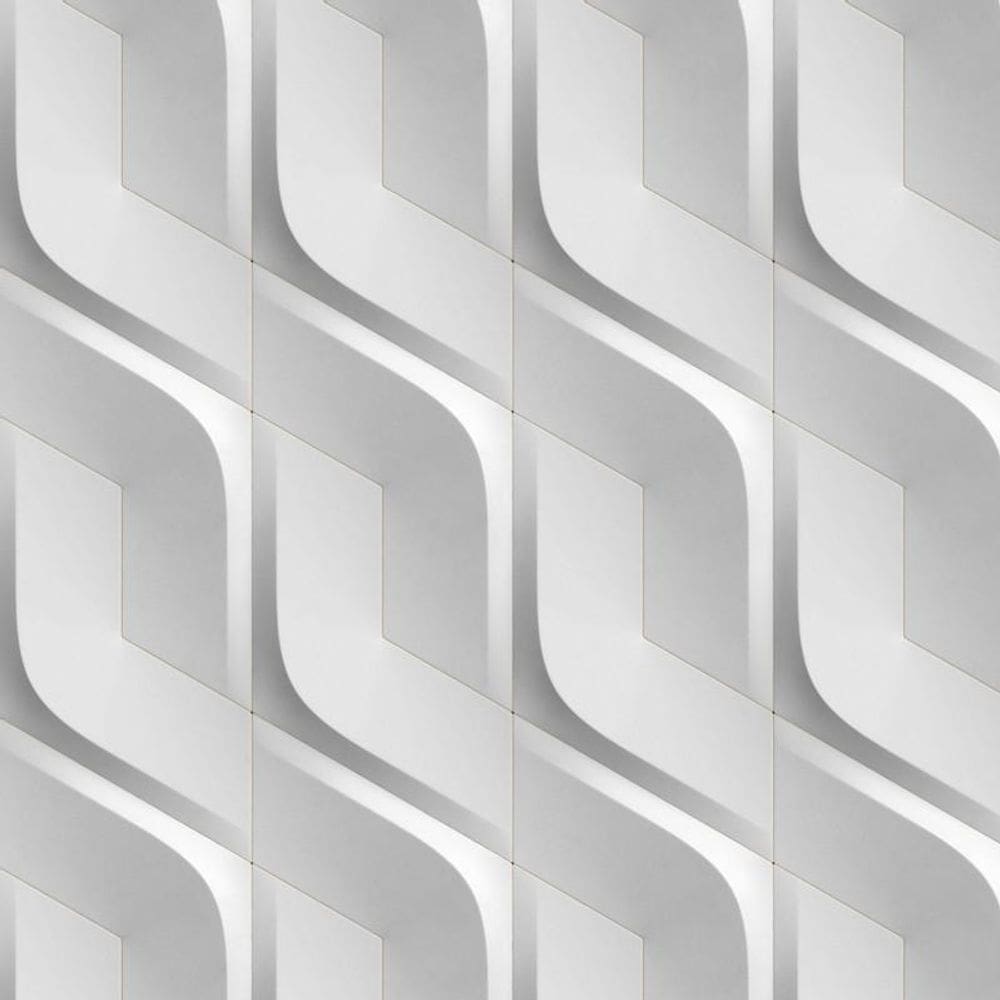 Papel De Parede 3D Desenhos Geometricos Vertical Adesivo