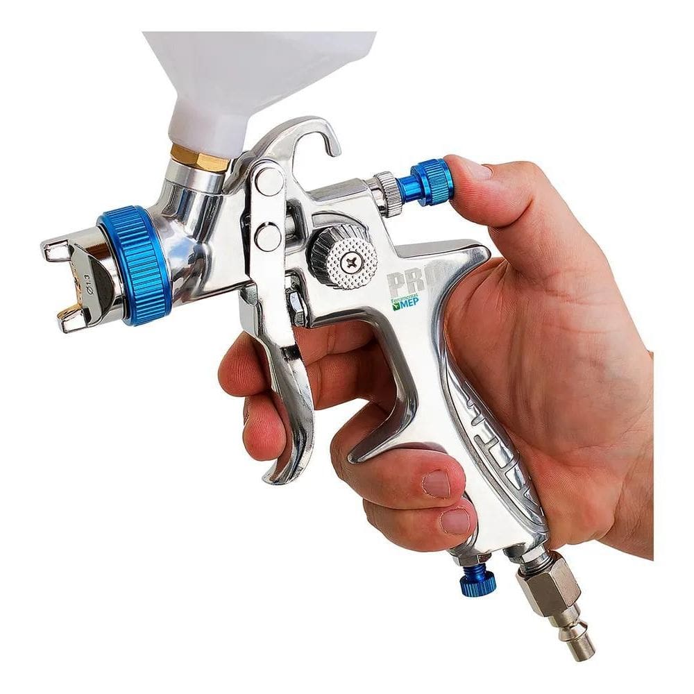 Pistola Pintura Bico 1.3Mm Hvlp Dourada