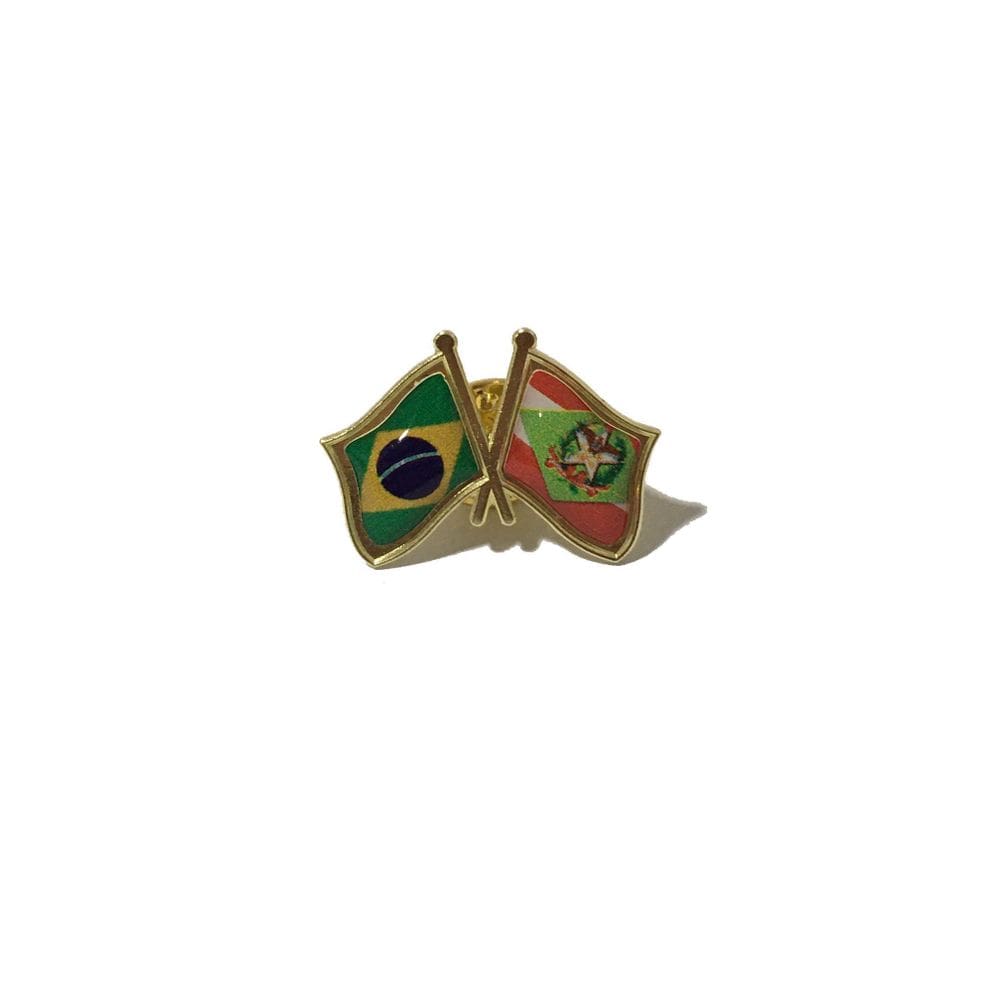 Pin Da Bandeira Do Brasil X Santa Catarina