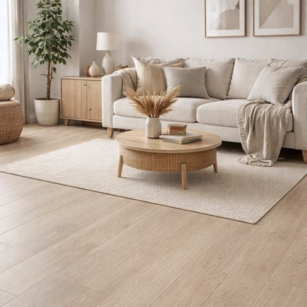 Piso Vinílico Madeira Detalhado Autoadesivo 36 Réguas 5m² - caixa com 36 Unidade - Natural