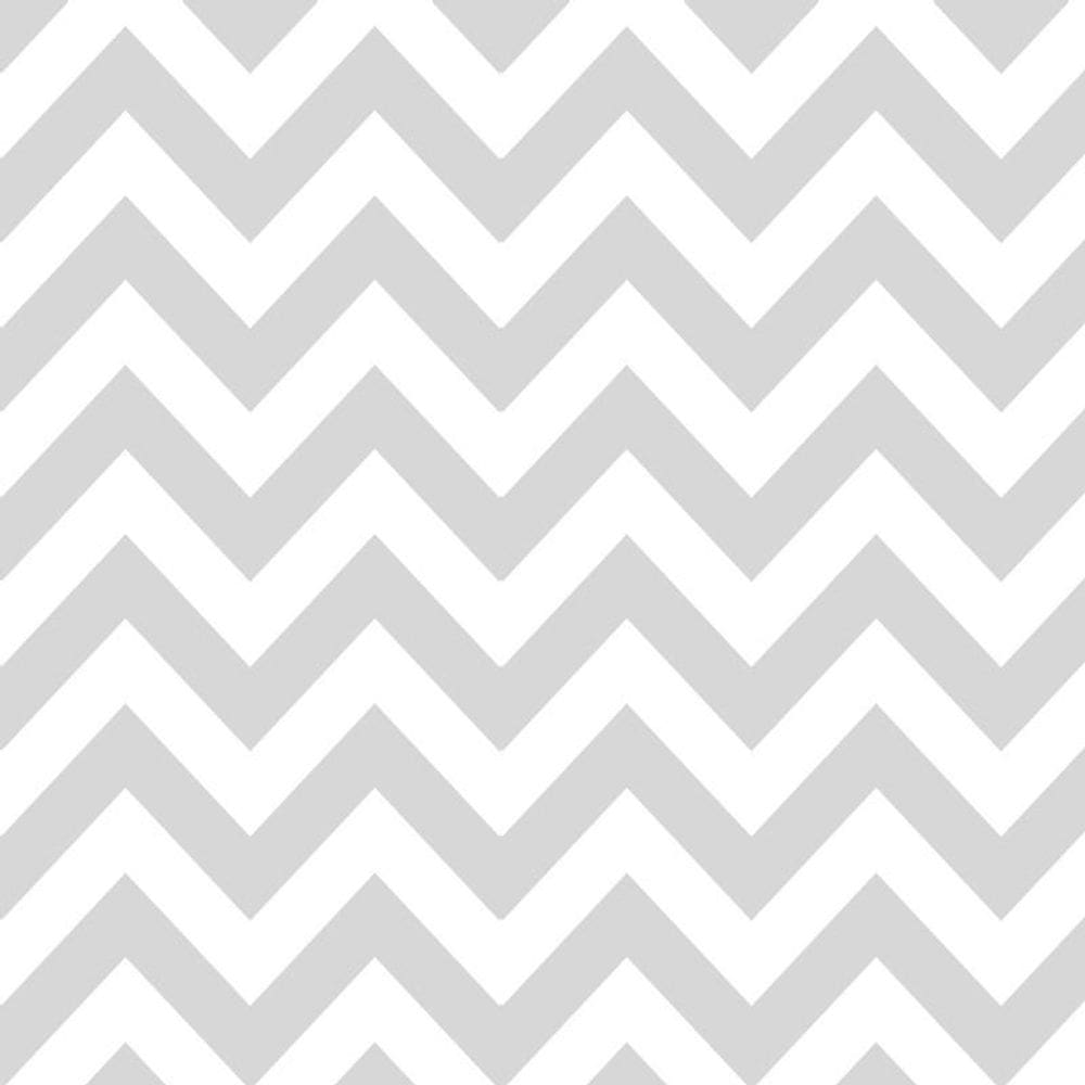 Papel De Parede Chevron Cinza E Branco Decorativo Adesivo