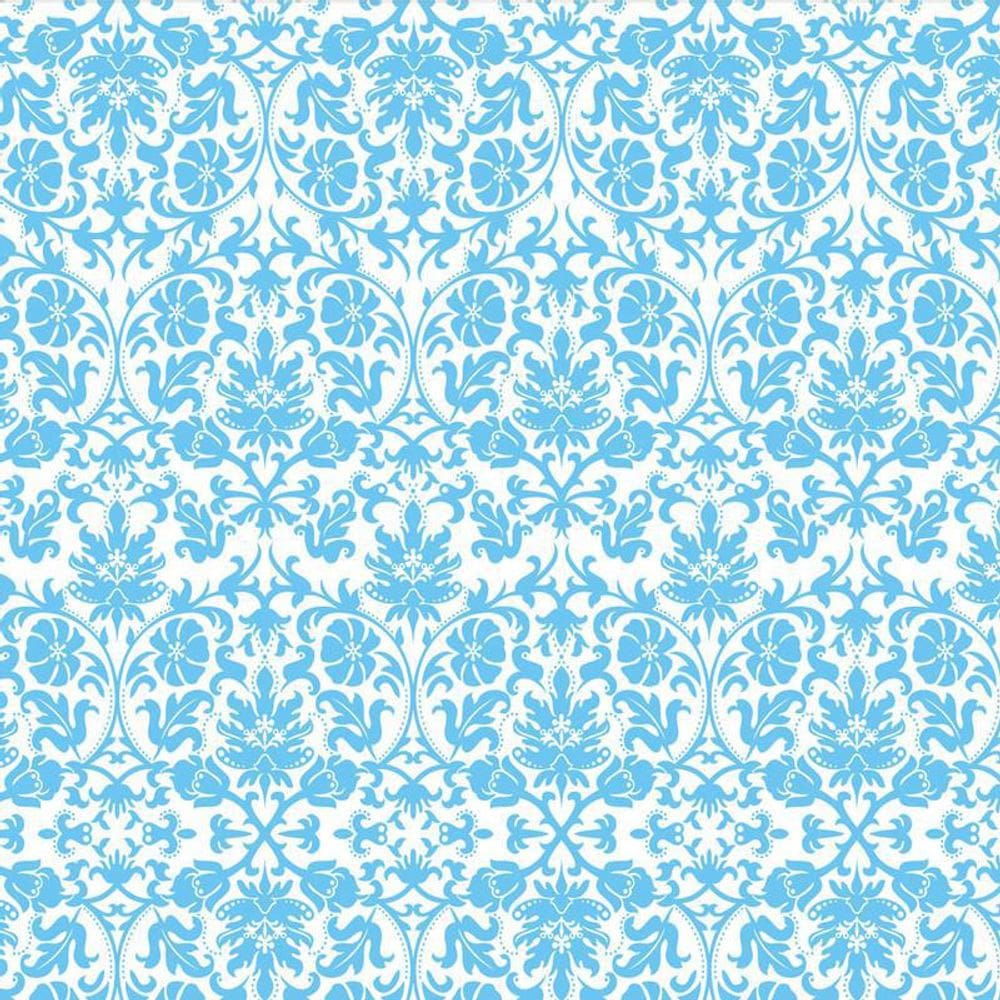 Papel De Parede Azul Claro Autocolante E Lavável Quarto Sala