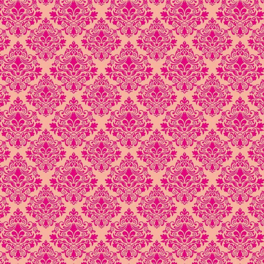 Papel Parede Arabesco Desenho Vermelho Adesivo Sala Quarto