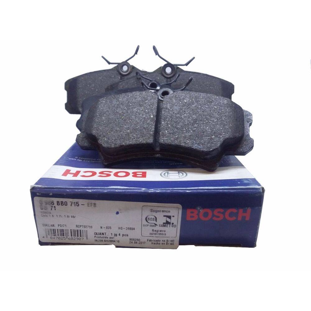 Pastilha De Freio Dianteira Bb 71 - Bosch - 0986Bb0715 - Par