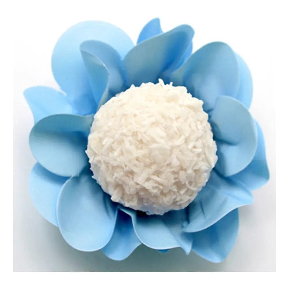 Forminhas Flor Luxo 80 Und: Casamento, Festa, Do Azul-Claro