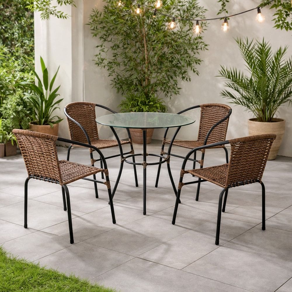 Conjunto 1 Mesa e 4 Cadeiras Solari