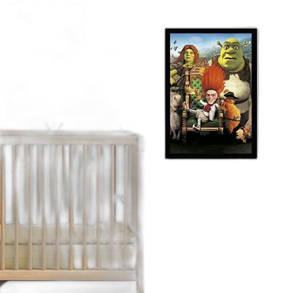 Quadro Decorativo Filme Shrek Personagens