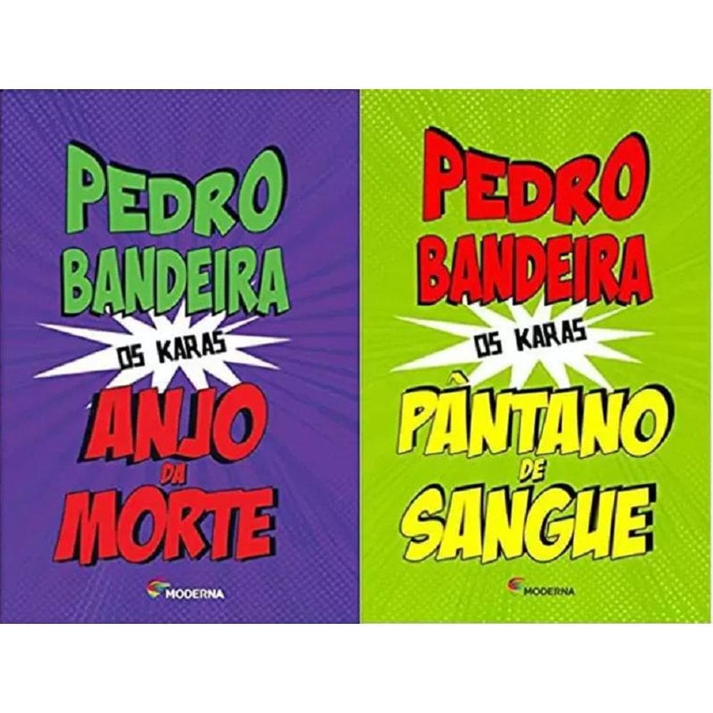 Kit 2 Livros Pedro Bandeira Pantano De Sangue + Anjo Morte