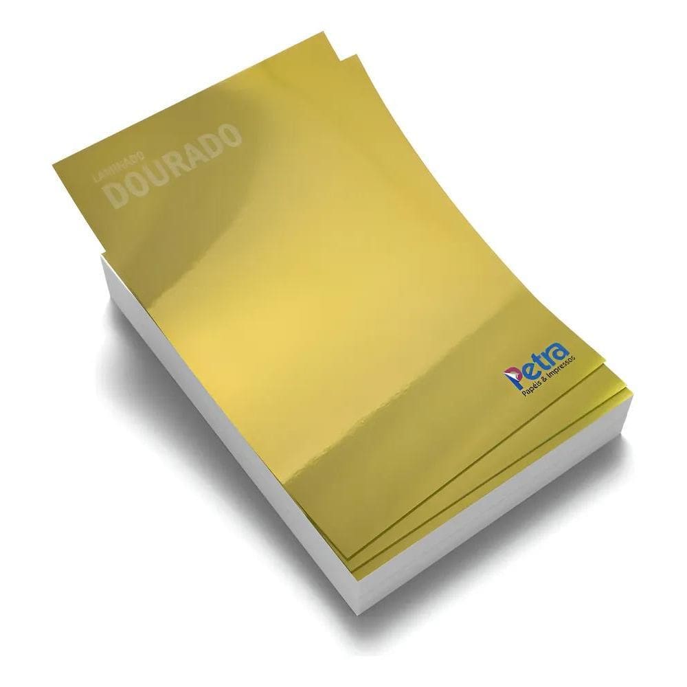 Papel Dourado A4 250G: Luxo E Brilho Para Projetos Criativos
