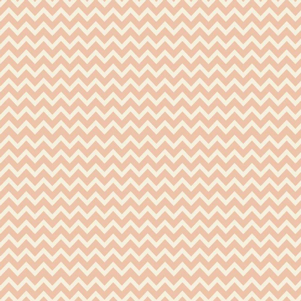 Papel De Parede Chevron Laranja E Amarelo Claro Adesivo Sala