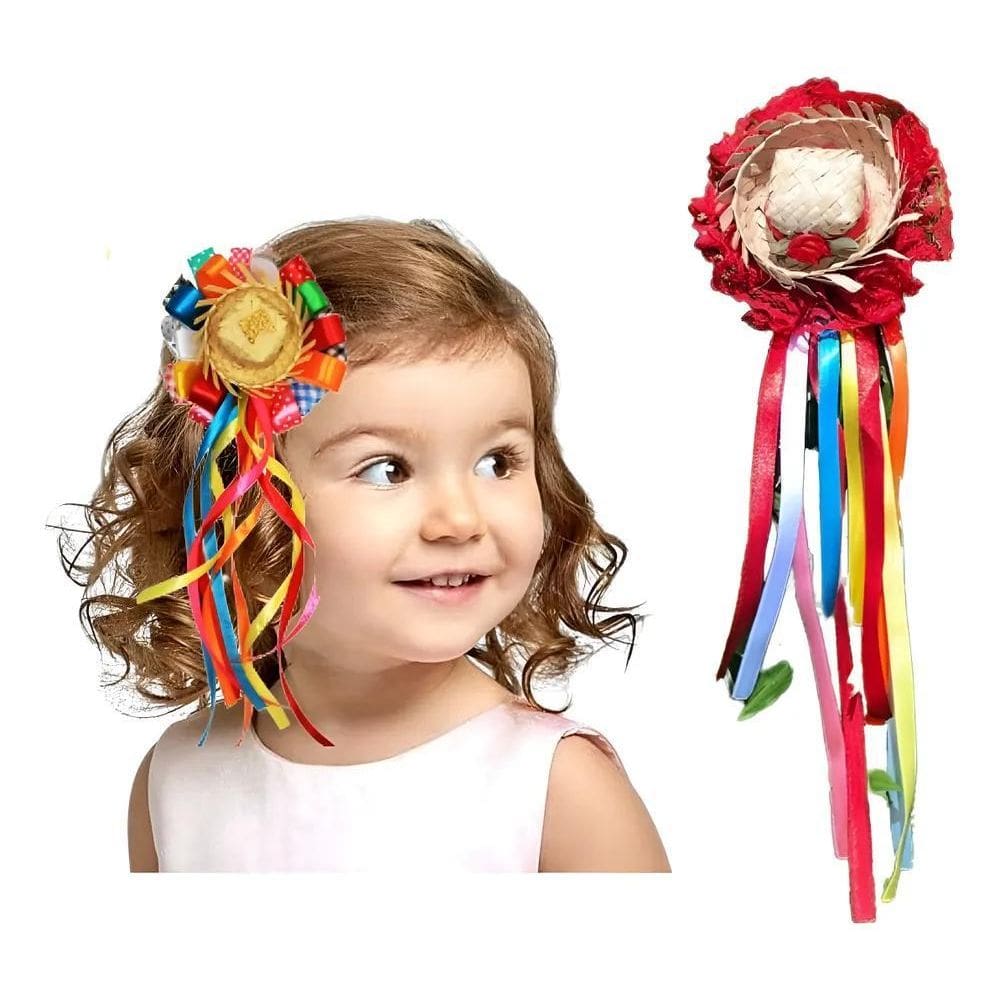 Tic Tac Festa Junina Menina: 12 Chapeuzinho Coloridos