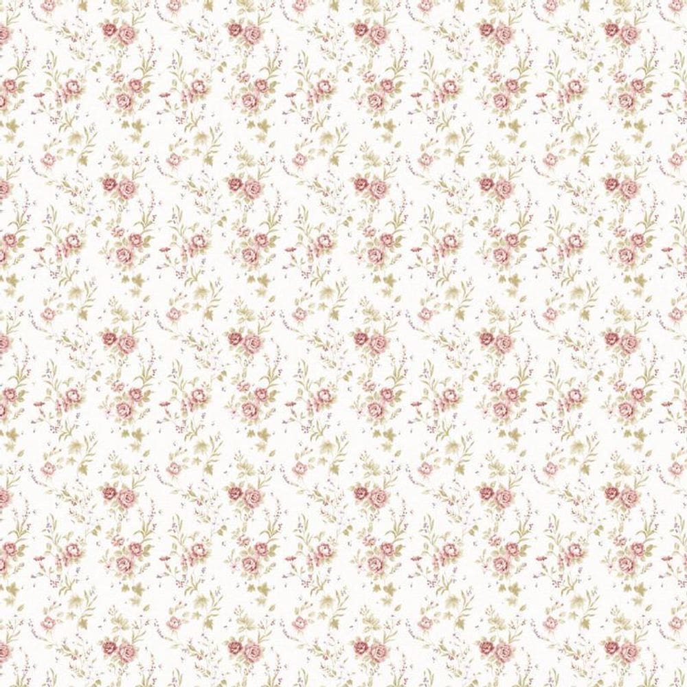 Papel Parede Rosas Brancas Floral Autocolante Sala Cozinha