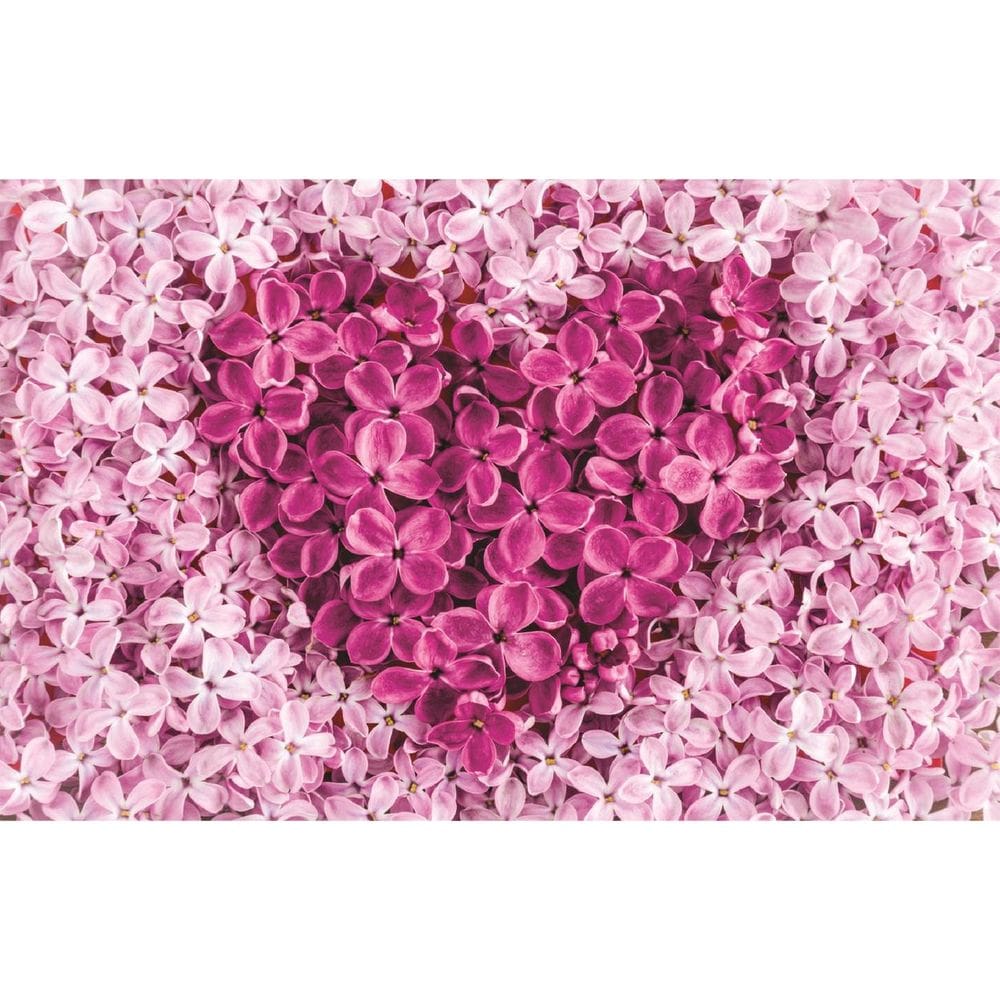 Fundo Fotográfico Em Tecido Floral Coração 2,60X1,50