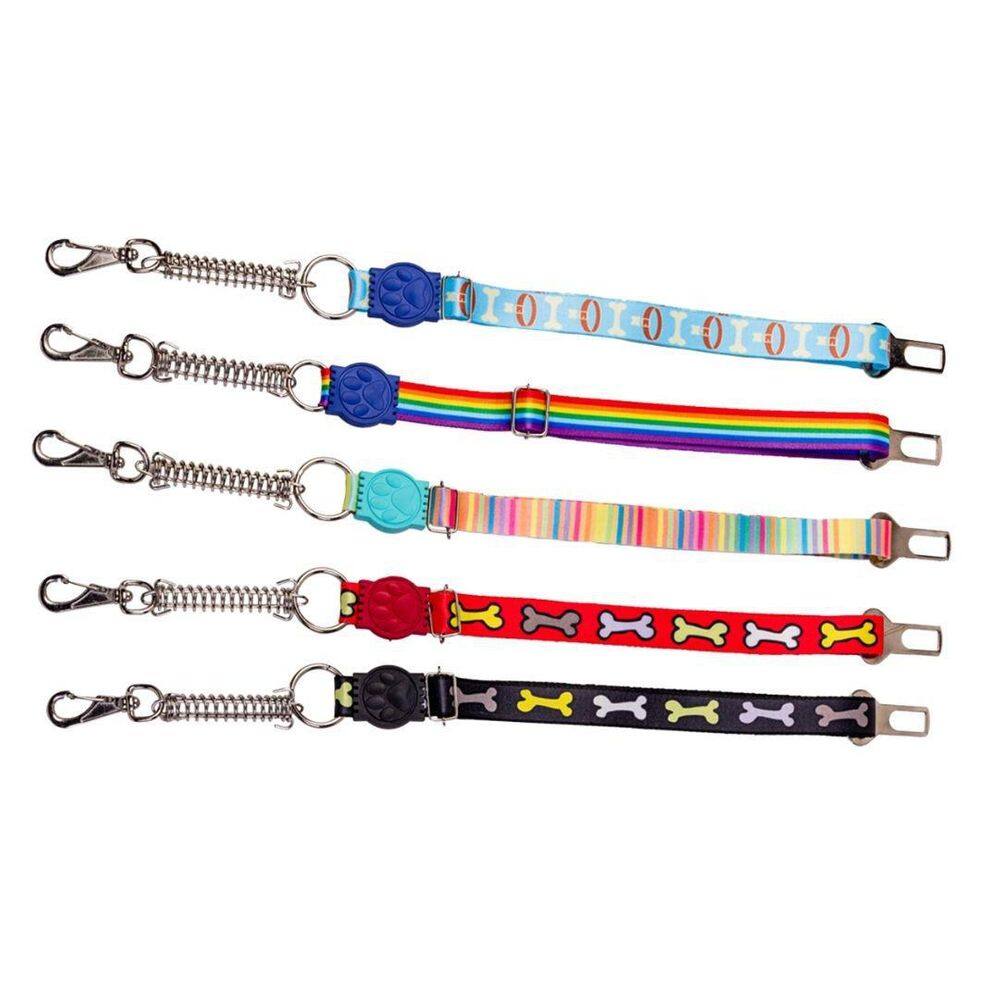 Kit Com 5 Cintos De Segurança Seda Com Amortecedor