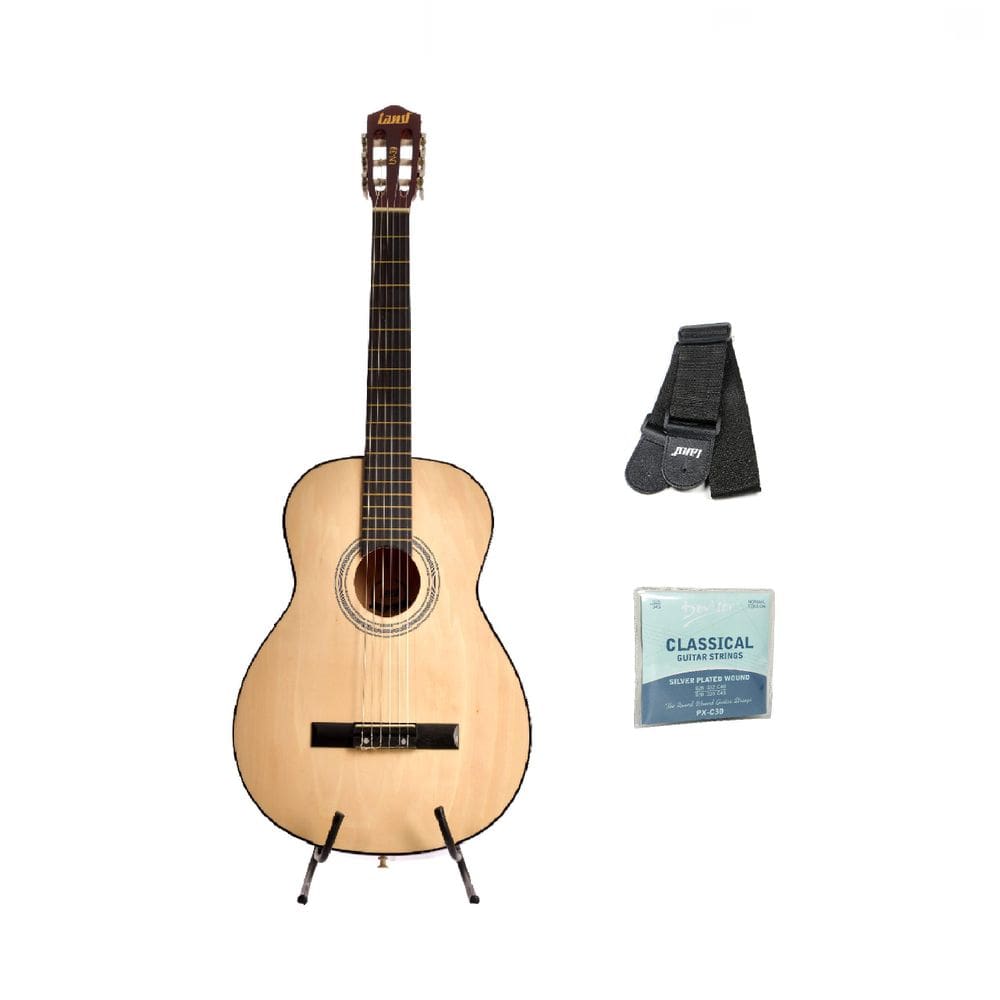 Violão Land Acustico Nylon Ln-39 Correia Encordoamento 110