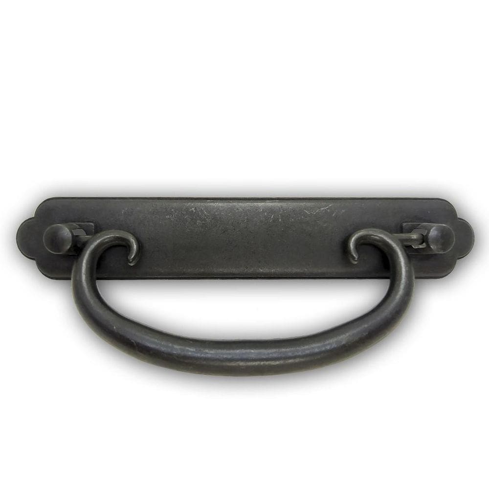 Kit 5 Puxador Rustico Preto Para Moveis Alça Gaveta Pz 84