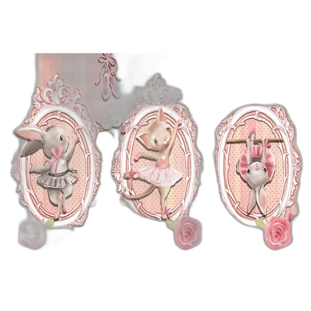 Fundo Fotográfico Em Tecido Coelhinha Bailarina 2,20X1,50