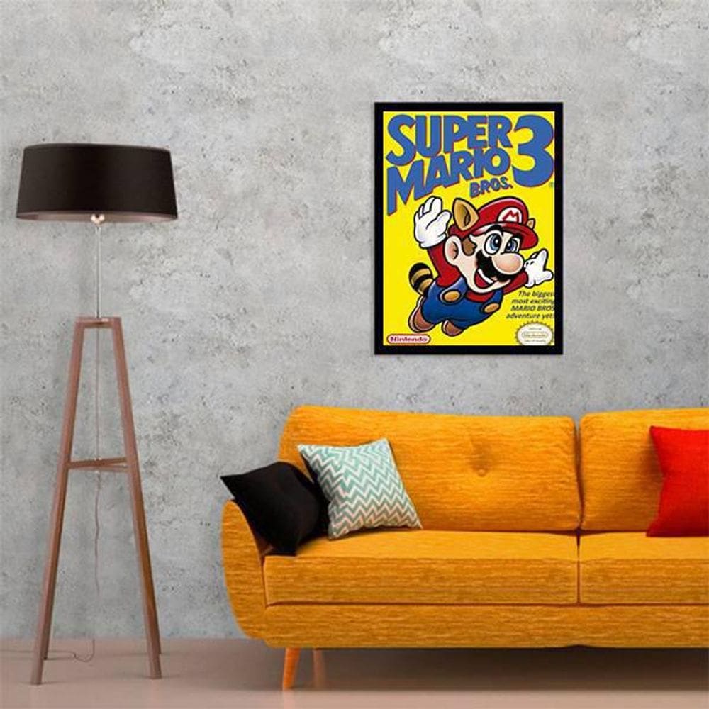 Quadro Decorativo Super Mario Bros