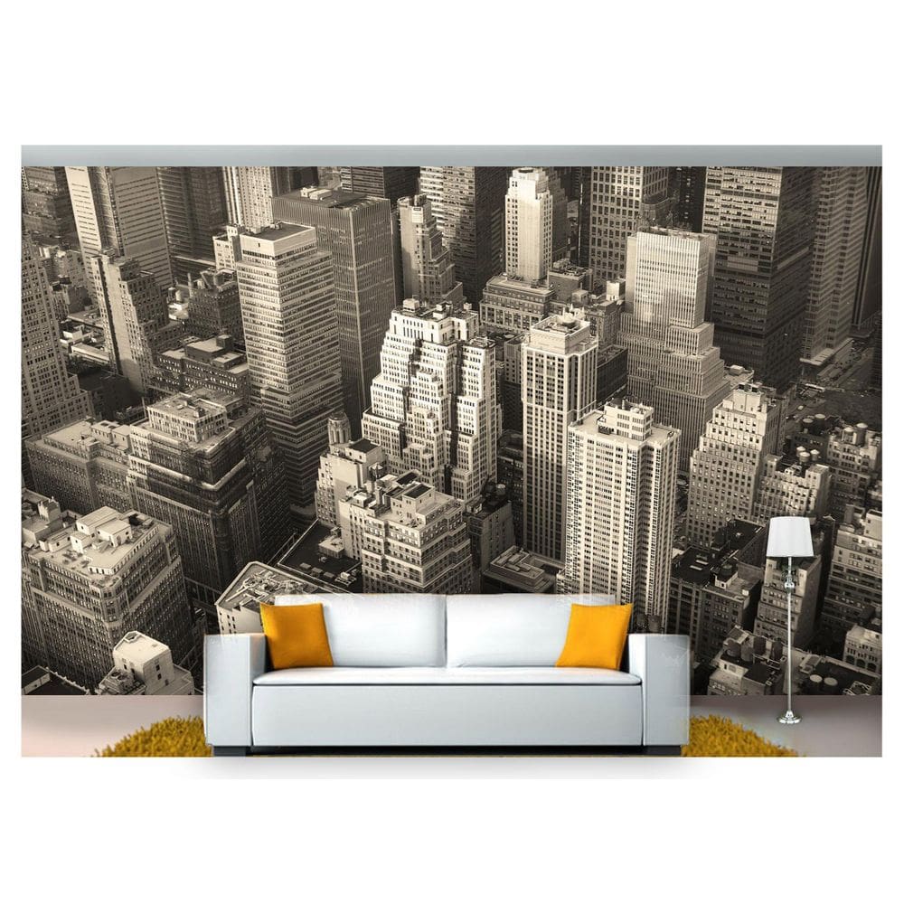 Papel De Parede Cidade Prédios Nova York 3D 7,50m² Ncd161