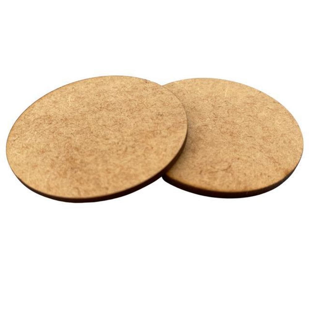 Base Redonda Mdf Artesanato Biscuit Topo Bolo 12Cm 50 Peças