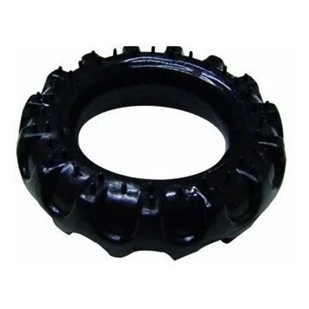 Pneu Mordedor Maciço Para Cachorro Grande Preto 14Cm