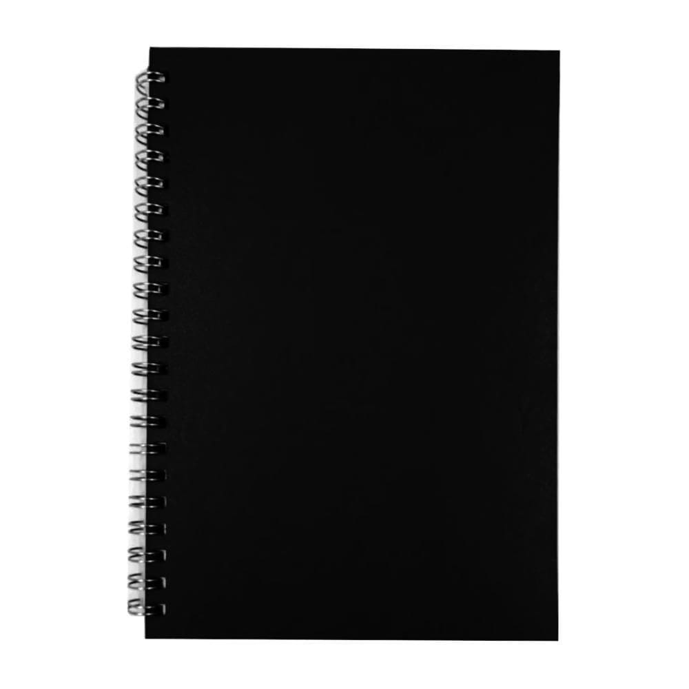 Caderno Prime Royal Paper Pautado 100Fls 18,5X25,5Cm Preto