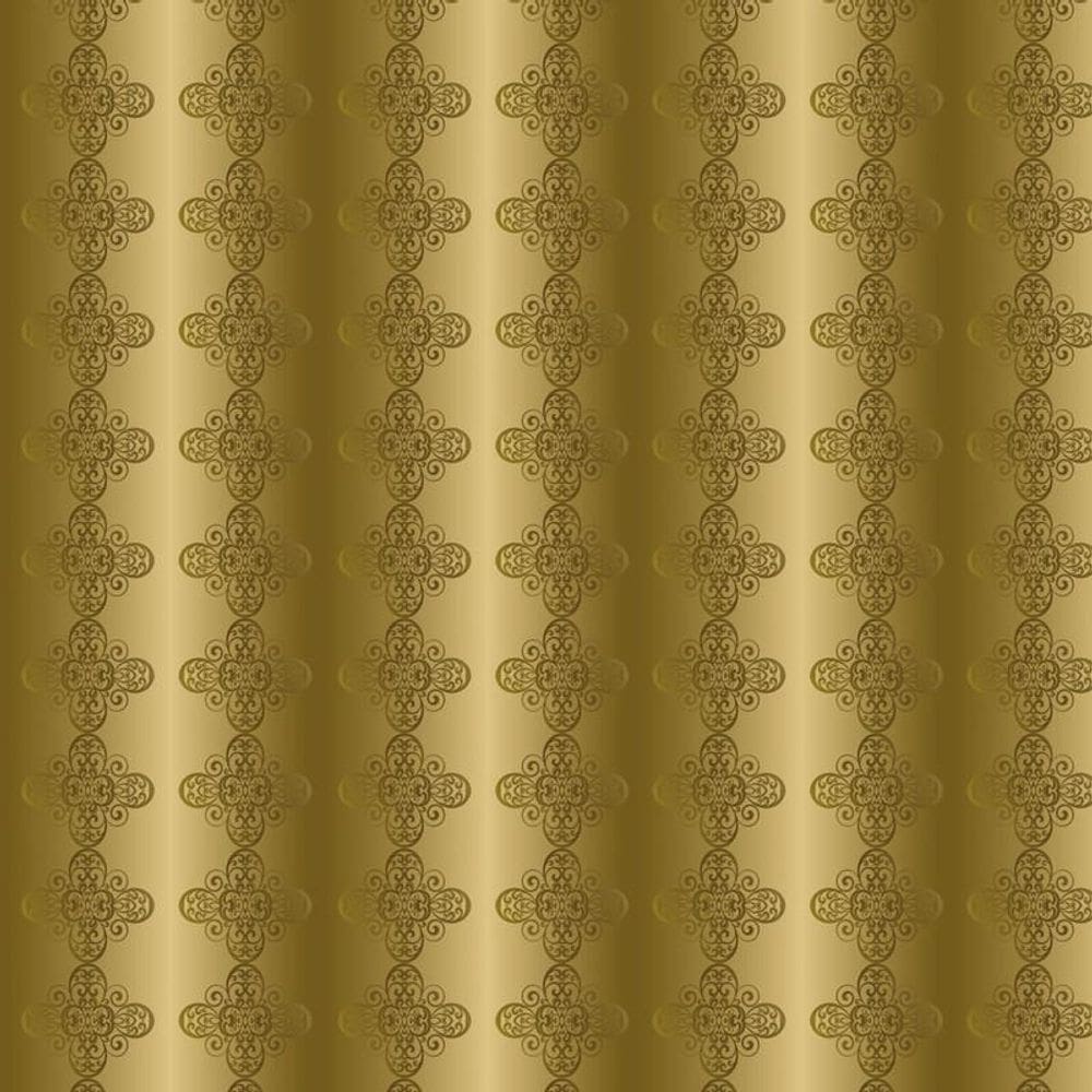 Papel Parede Arabesco Dourado Sala Quarto Adesivo Lavavel