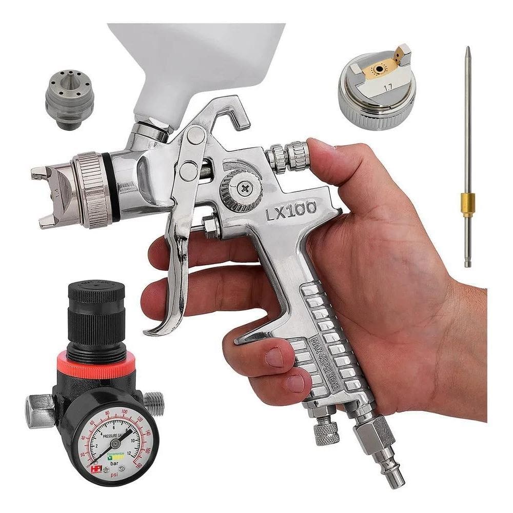 Pistola Pintura Zeffix Lx-100M: Eficiência E Ac