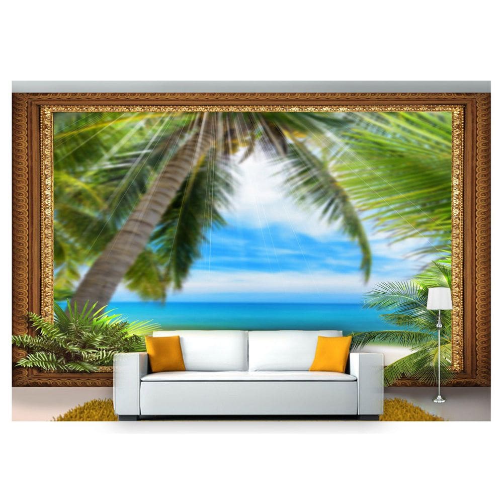 Papel De Parede Paisagem Digital Ban 3D Dah49