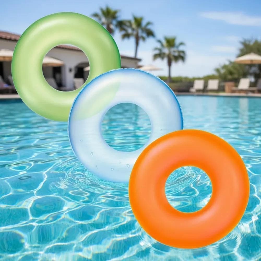 Kit 3 Boias Infláveis Neon 76Cm - Verão Divertido