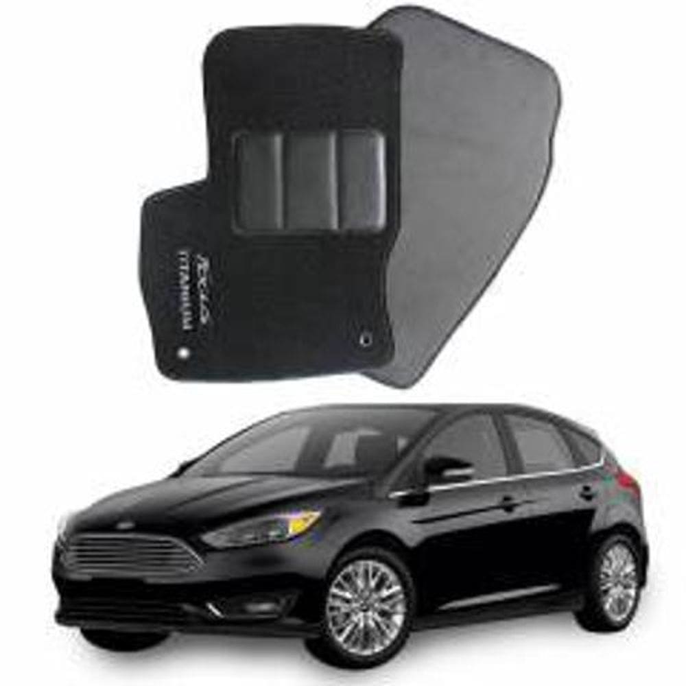 Tapete Automotivo Ford Focus Titaniun Em Carpet Linha Luxo