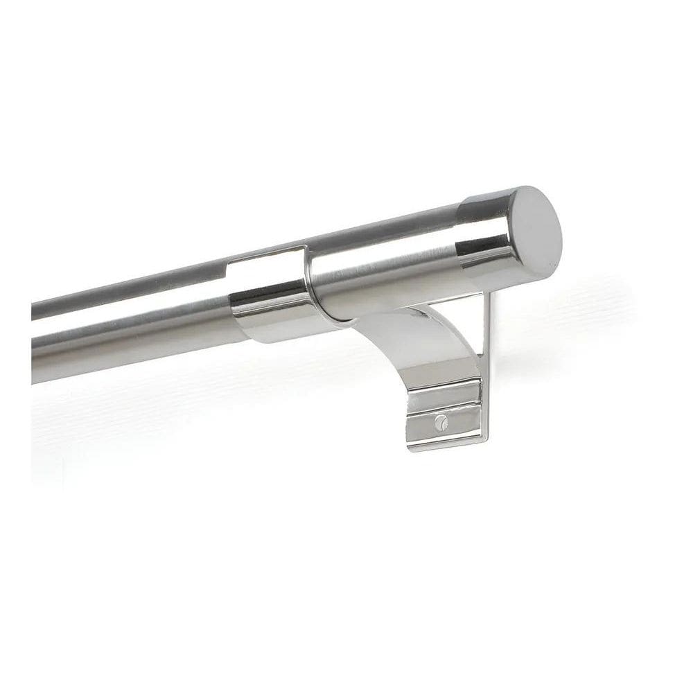 Varão Alumínio 28Mm 1,80M Cromado - Bella Arte Elegante