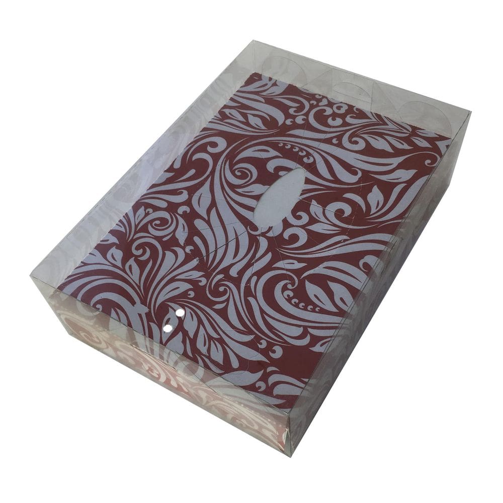 Caixa Ovo De Colher 350G Duplex Vermelho