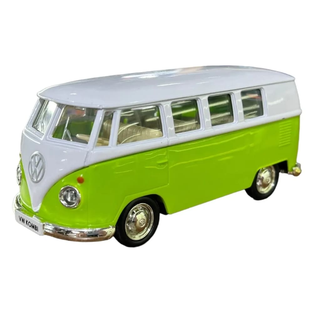 Vw Kombi Nacional metal 1962 Rmz 1:32 Verde Claro