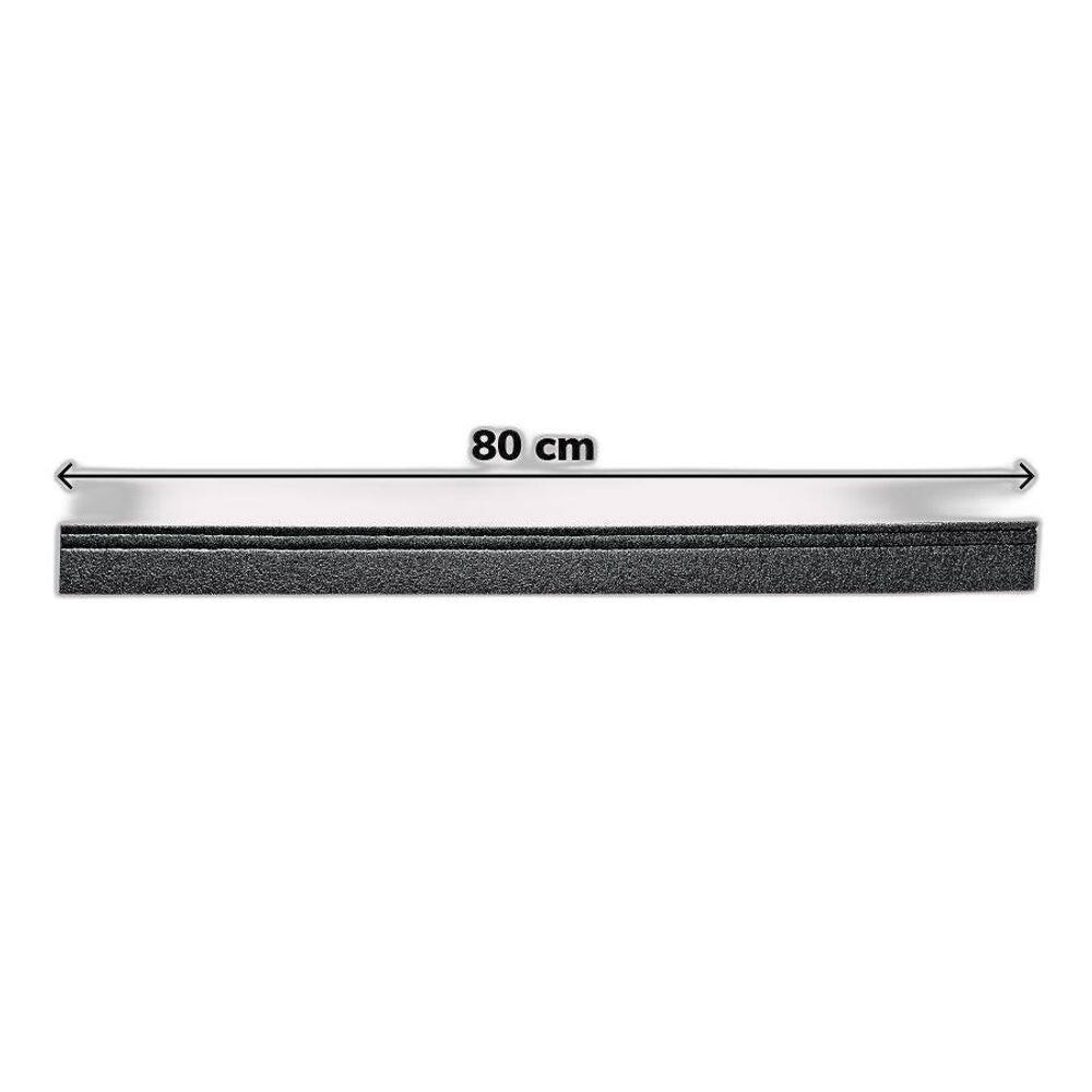 Veda Porta Adesivo Polietileno Preto 80Cm Rodinh Impermeável