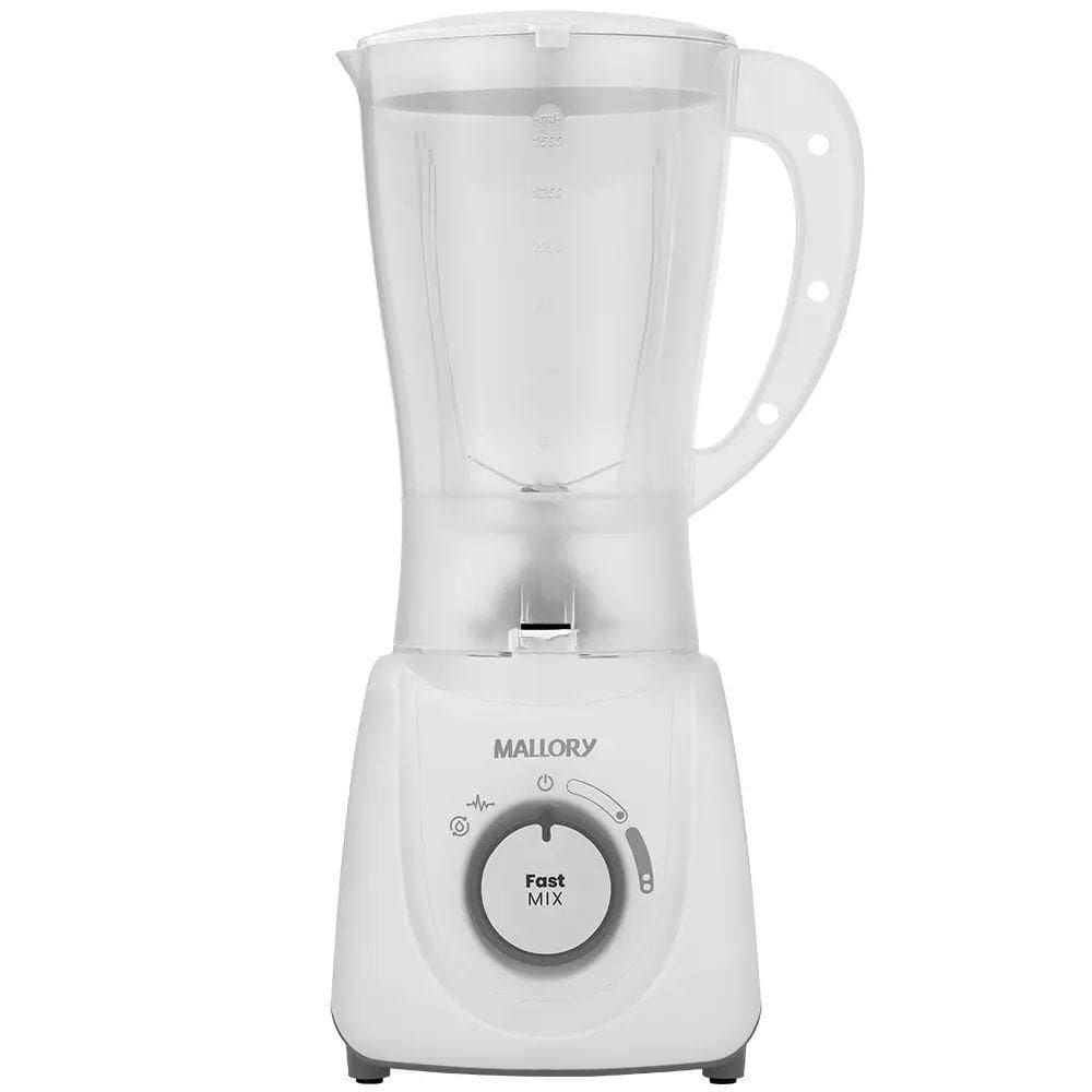 Liquidificador Mallory Fast Mix Branco 520W 2 Velocidades – B91202571 110V