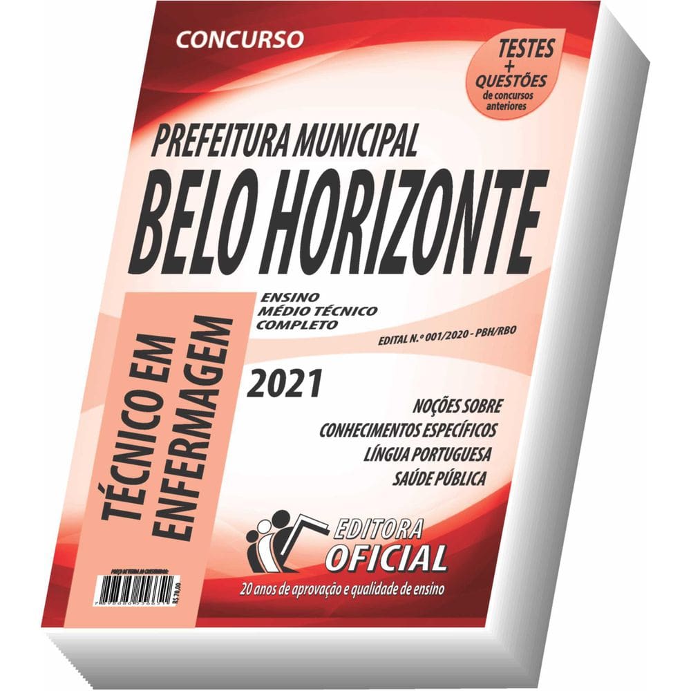 Apostila Belo Horizonte - Mg - Técnico Em Enfermagem