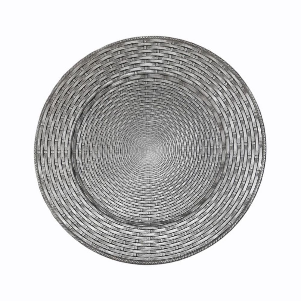 Sousplat Rattan Prata 7041 - Mimo Style