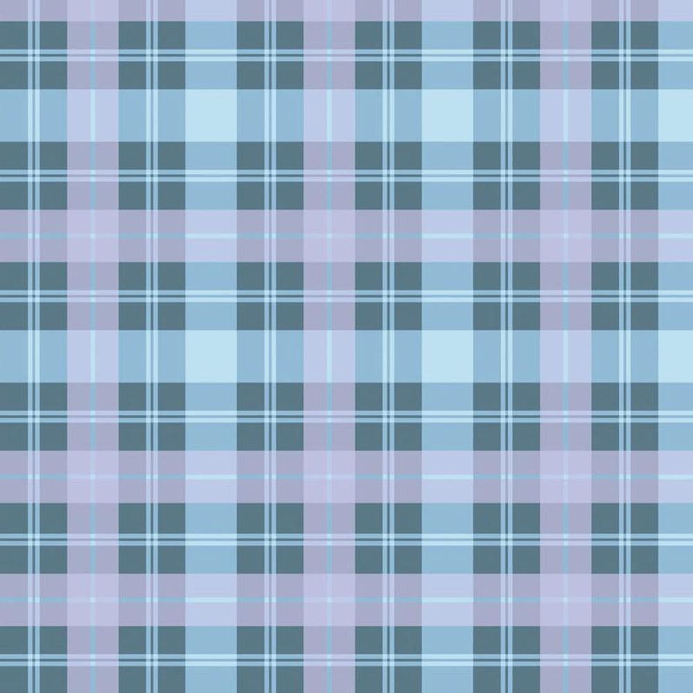 Papel De Parede Xadrez Azul Autocolante Sala Quarto Cozinha