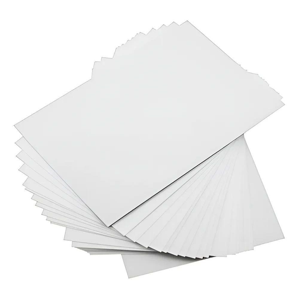 Papel Fotográfico A4 Adesivo Glossy 80G - 100 Fls