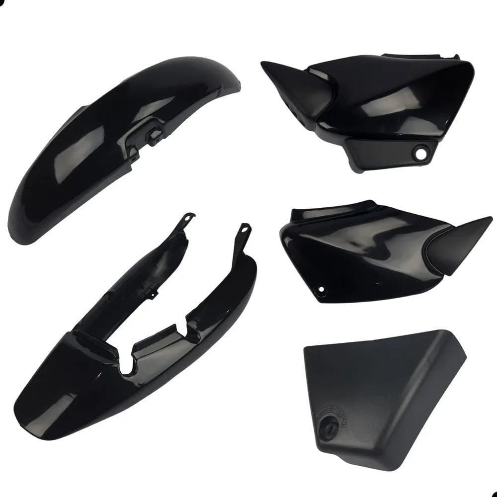 Kit Carenagem Fan 125/Titan Preto: Visual Novo E